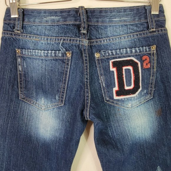 Dsquared 2 Men's Men's Distressed Ripped Jeans 27 - Picture 2 of 8